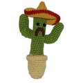 Mirage Pet Products Knit Knacks Cactus Organic Cotton Dog ToySmall 500-111 CTS